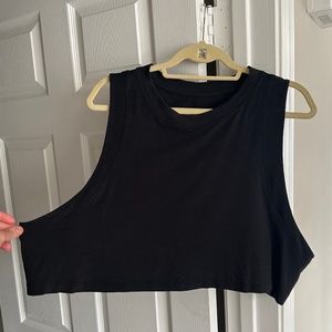 Lululemon "All Yours" Cropped Cotton Tank Top